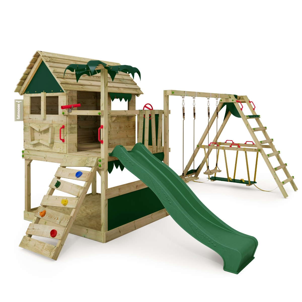Climbing frame with large sandpit TikaTaka Town XXL | Fatmoose.ie